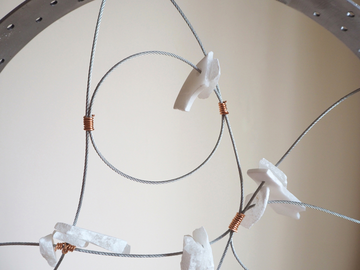 Sibylle Eimermacher, sound instrument, alabaster