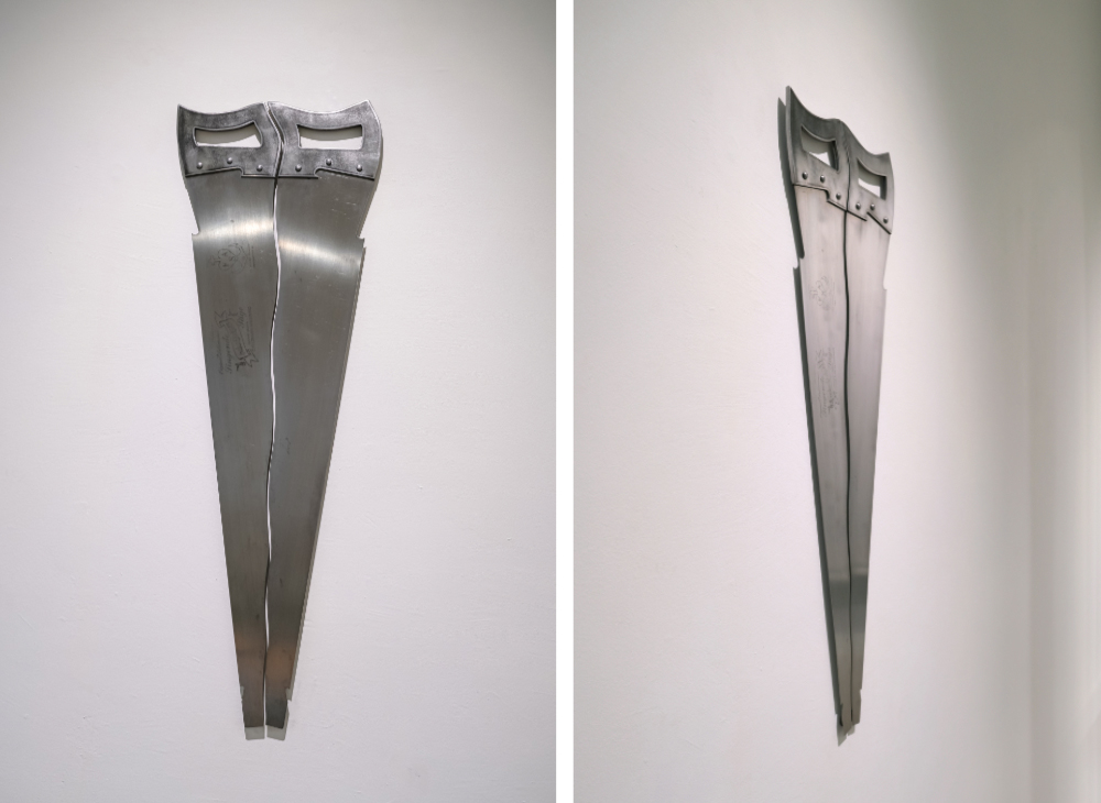 Sibylle Eimermacher, sound instrument, singing saws